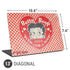 Betty Boop Red Heart Universal Laptop 13in (10.6 x 7.6in) Skin